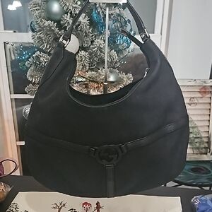 Gucci Black Hobo Bag